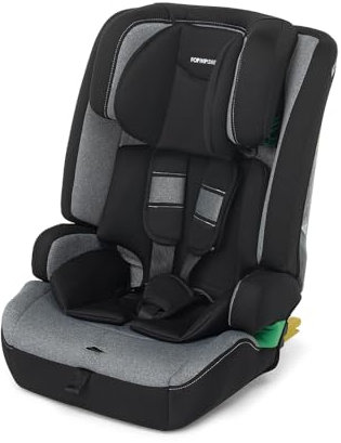 Foppapedretti Seggiolino Auto Street I-Size, per bambini da 76 a 150 cm di altezza, 15mesi-12 anni, conforme ECE R129, Fissaggio a 3 punti, Safe Body Protection, Protezione Impatti Laterali, Carbon