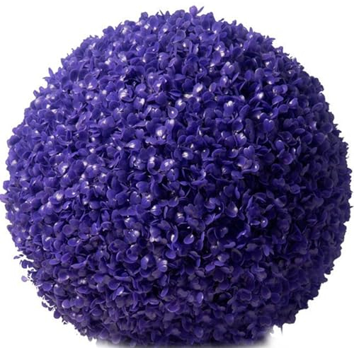 MHUQIA Buchsbaum-Kugel 30cm, künstliche Pflanze künstlicher Buchsbaum, dekorative Kugeln, künstliche Buchsbaum-Kugel, Zedernholz-Kugeln, Kunstrasen-Kugel für Hinterhof, Hochzeitsdekoration