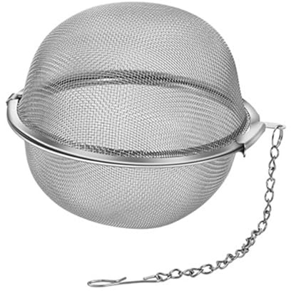 pofluany Passoire à thé en Vrac Infuseur à thé en Acier Inoxydable Infuseur à thé en Acier Inoxydable Boule d'assaisonnement Polyvalente pour épices de thé en Vrac M