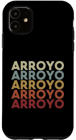 Hülle für iPhone 11 Arroyo Puerto Rico Arroyo PR Vintage Text