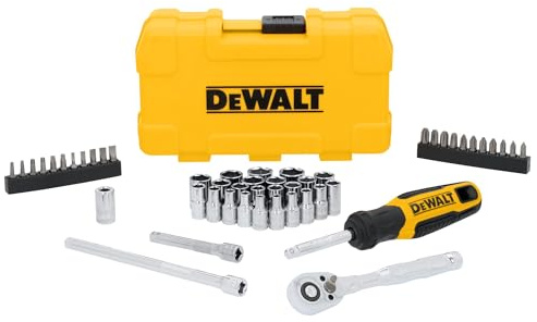 DEWALT 1/4 Drive 50 Pc Mechanics Tool Set (DWMT45422)