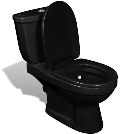 Brokky Toilette con Cisterna Nera-WC Toilette