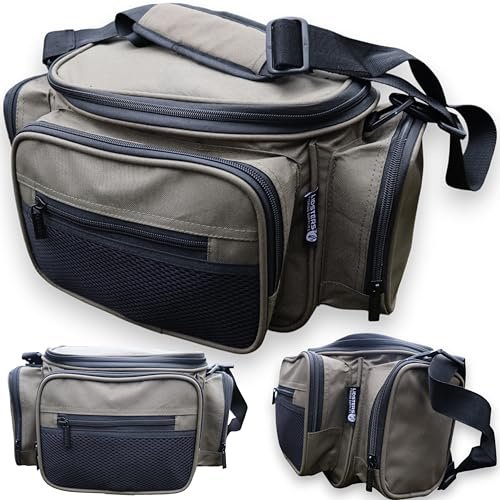 LIDSTERS Green Carp Coarse Fishing Tackle Bag Holdall Quality Bag Small
