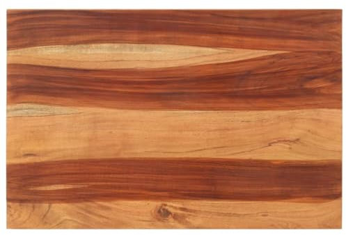 LAPOOH Tischplatte, Schreibtischplatte, Arbeitsplatte, Waschtischplatte, Bürotischplatte, Massivholz Palisander 25-27 mm 60×90 cm