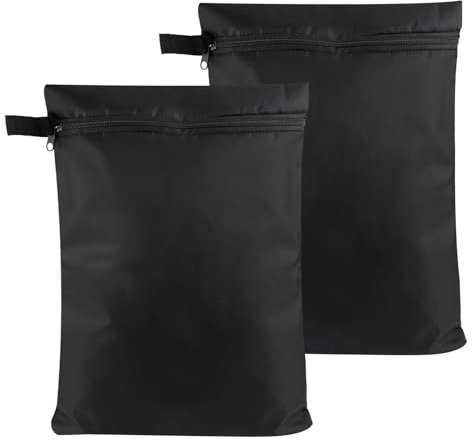 2 Pezzi Impermeabile Borsa da Viaggio per Biancheria Sporca Riutilizzabile,39.5×27.5cm Sacchi da Biancheria Sporca Riutilizzabile,Impermeabile Sacchetto Biancheria Sporca Viaggio per Vestiti Bagnati