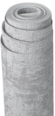 Papel de pantalla texturizado - Rollo de papel de pared | papel tapiz crema | 920x53cm de cemento y papel tapiz texturizado de cemento | Papel de pared texturizado de concreto impermeable | Decoración