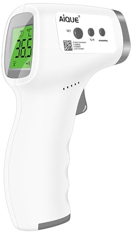 AIMEMD Thermometer for Adults,Kids and Baby,Forehead Thermometer,Medical Touchless Thermometer with LED Display,3 Color Fever Alarm, 2 in 1 Forehead & Object Mode