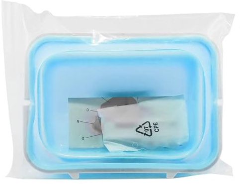Sacs en silicone pour stockage des aliments - sacs alimentaires réutilisables, organisateur de réfrigérateur pliable pour collations légumes fruits sandwich cuisine bureau