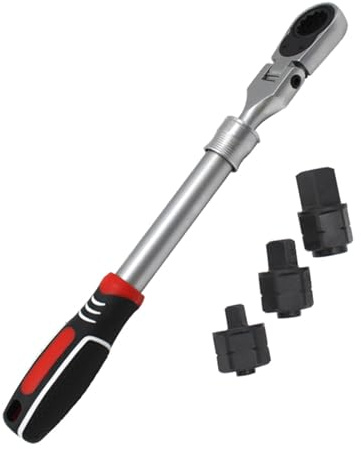 Verstellbares Ratschenschlüssel Werkzeug 32 5–45 0 Cm Ausziehbares Design Rutschfester 100 Nm Drehmoment Professionelle Qualität Praktischer Werkzeugsatz Mit Drehbarem
