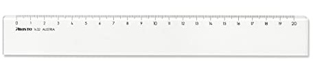 Aristo AR1432 - Regla de 20 cm, transparente