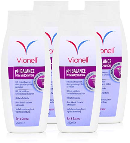 Vionell Intim Waschlotion pH Balance Soft & Sensitive 250ml (4er Pack)