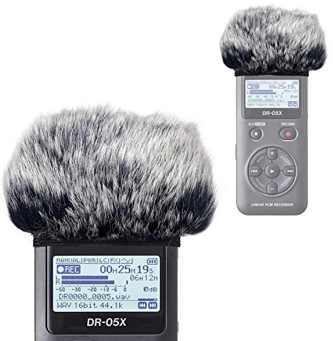 YOUSHARES Pare-brise pour DR-05 DR-05X Enregistreurs Portables, DR05 DR05X Mic Bonnette en Anti Vent