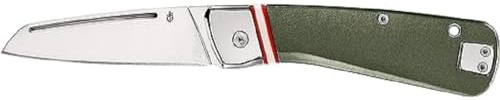Gerber Coltello a serramanico, Lunghezza lama: 7,37 cm, Straightlace, Verde, 30-001663
