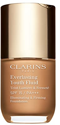 Clarins Everlasting Youth Fluid SPF 15 Foundation, Cappucino, 30 ml