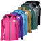 MS-Trachten Kinder Softshell Reitjacke Eva pink hellblau grau (Pink, 134/140)