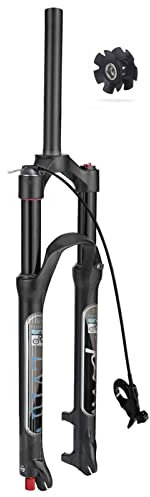 LvTu 26./27.5.29 Federweg 130mm MTB Luft Gabel Federgabel, Fahrrad Zugstufeneinstellung Gerades/konisches Rohr Scheibenbremse Mountainbike Vordergabeln QR 9mm