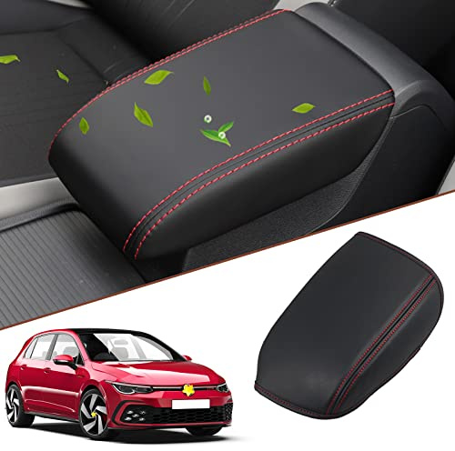 SKTU Copribraccioli per V-W Golf 8 MK8 2020-2023 2024, copertura per bracciolo centrale per auto