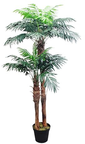 Decovego Palmizio Palma Artificiale Albero Pianta Artificiale Selezione, Selezione pianta di Palma:Palma Modello 23 (170 cm)