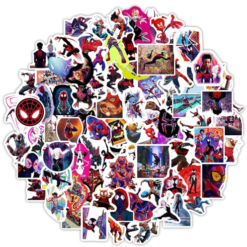 GTOTd Teen Hero Stickers (100Pcs) | Cartoon Films Gifts Merch Party Supplies Vinyl Water Bottle Luggage Guitar Skateboard Aesthetic Gifts for Teens Fans