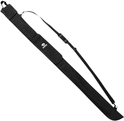 BEARPAW PRODUCTS Bogenhülle Longbow Deluxe Short - Robuste Bogentasche aus Nylon, wasserabweisend mit Zubehörtasche & Trageriemen, Schutz für Langbogen Transport & Aufbewahrung, Archery Bow Case