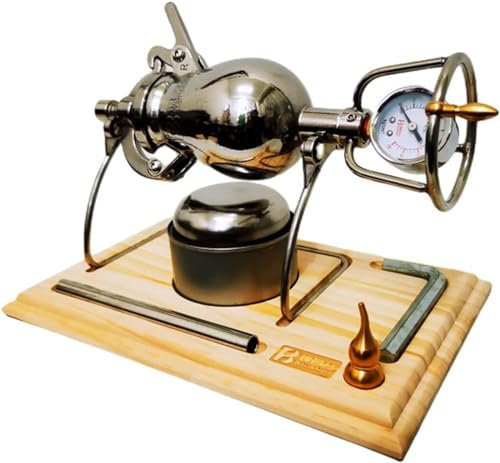 ATLION DIY Retro Mini-Popcorn-Maschine, Popcorn-Poppers, Altmodischer Edelstahl-Popcorn-Maker, Kleine Vintage-Popcorn-Popcorn-Maschinen Mit Mini-Popcorn-Beutel(260ML)