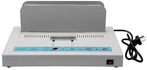 SonGxu Thermal Binding Machine, A4 Paper Binding Machine, Hot Melt Glue Universal Thermal Binding Machine, Electric Desktop Sheet Binder 1-50mm Hot Melt Machine Contract Document Invoice Folder