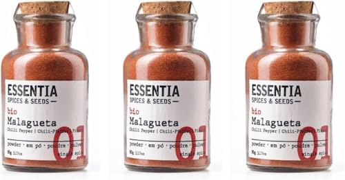 Chile Molido - Pack de 3 Frascos de 90g - Sabor Intenso y Picante - Recomendado para Múltiples Platos - Propiedades Antioxidantes - Origen Portugués - Producto Gourmet