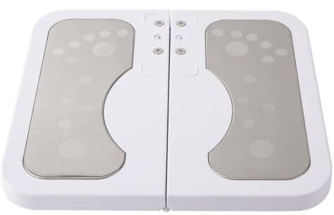 Qussse 2-in-1 EMS Fußmassagegerät, Durchblutungs-Stimulator mit 6 Modi für Menschen mit sitzender Tätigkeit Fußbeschwerden und Kaltem Körper