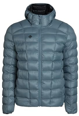 Izas Ariest M Chaqueta Mount-Loft Ultraligera para Hombre Resistente al Viento y Agua. Transpirable y Térmica con Capucha y Bolsillos Ventrales