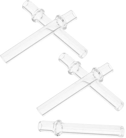 JOINPAYA Mini Glass Wick Holder Tube for Outdoor Alcohol Lanterns Easy Wick Replacement