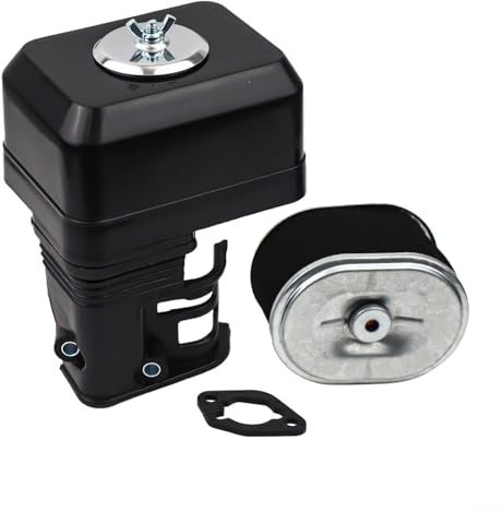 Rendimiento mejorado con esta carcasa de filtro de aire compatible para motores de cortacésped