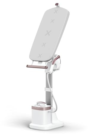 Rowenta IXEO Vision QR1811F0 Fer à repasser à vapeur et défroisseur à vapeur, tableau multi-positions, vision LED, débit vapeur jusqu'à 80 g/min et effet pressing puissant de 200 g/min