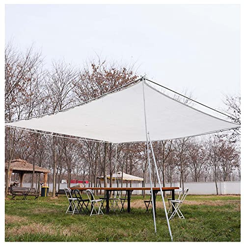 Telo ombreggiante per esterni, protezione UV all'85%, telo in rete per pergola, balcone, copertura per auto, occhielli inclusi, vela ombreggiante rettangolare, 6 x 8 m
