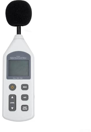 Digitales Schallpegelmessgerät mit USB-Ausgang zur Geräuschmessung, 30-130 dB Bereich, ± 1,5 dB Genauigkeit, A/C-Gewichtung, schnell/langsam für Reaktion, kompatibel mit XP