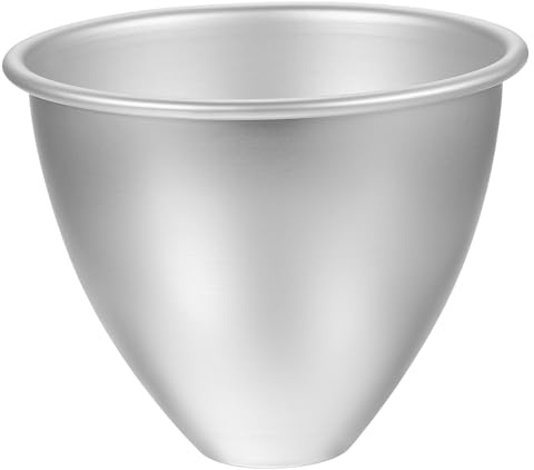 QUARKZMAN 5 Inch Round Aluminum Doll Cake Pan Moule À Gâteau Argenté | Princesse, En Métal Antiadhésif, Pour Cuisine À La Maison, Dessert DIY