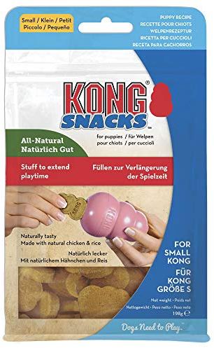 KONG - Puppy Snacks™ - All Natural Dog Biscuit Treats - Small (Best used with KONG Puppy Rubber Toys)