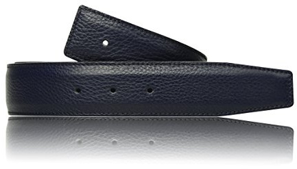 Blauer Wendegürtel in echt Leder für Herren & Damen 31mm Breiter Gürtel in Blau