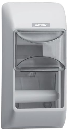 Katrin 92384 WC-Spender, 2 Rollen, weiß