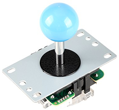 EG Starts Blue Arcade 5 Pin Stick 5P Rocker 8 Ways Joystick For Arcade Classic Competition DIY Kit Parts PC Games Mame Jamma Machine SNK KOF Raspberry pi