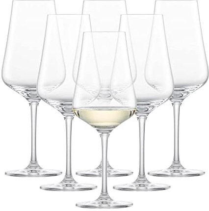 Schott Zwiesel 7544270 Fine Caja de 6 Vasos de Patas Cristal Transparente, Cristal, Transparente, 8,1x8,1x21,7 cm