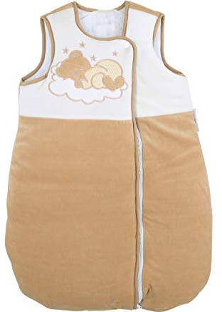 Mixibaby Luxus Erstlingsschlafsack Sleeping Bear in Nicki, 70cm