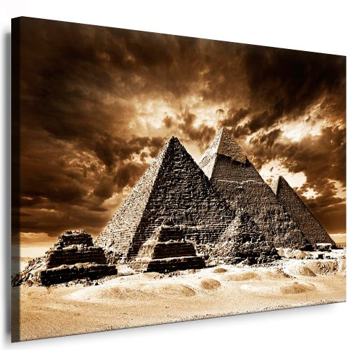 Kunstdruck Ägypten Pyramiden Leinwandbild fertig auf Keilrahmen/Leinwandbilder, Wandbilder, Poster, Pop Art Gemälde, Kunst - Deko Bilder