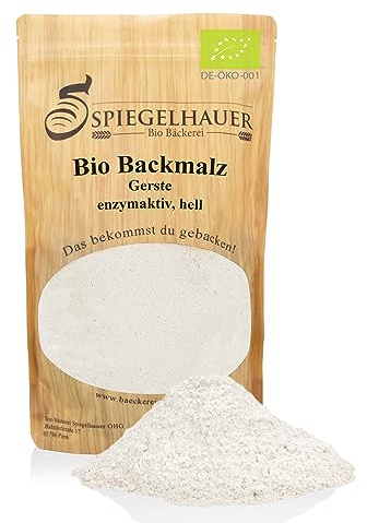 Bio Backmalz für Brot und Brötchen 200g enzymaktiv das ideale Brötchenbackmittel aus 100% Gerstenmalz natürliches Backmittel für eine bessere Hefegärung und Bräunung