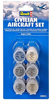 Revell 39072 Modellbau Farben-Set Zivilflugzeuge