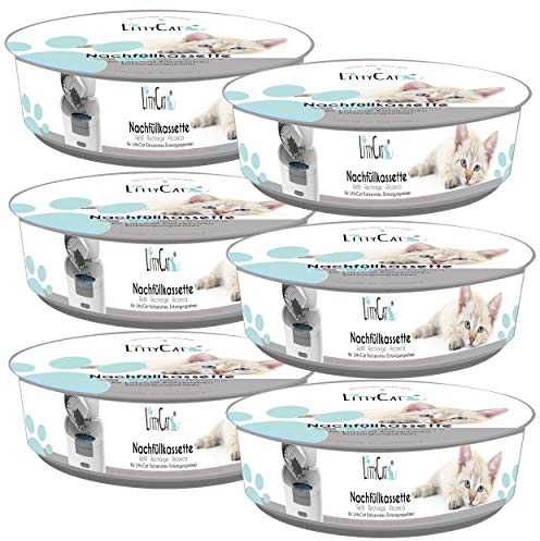 Littycat Nachfüllkassetten für Littycat Katzenstreuentsorgungseimer - 6er Pack