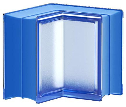 VITROLAND 607708 Blocco di Vetro, Blu