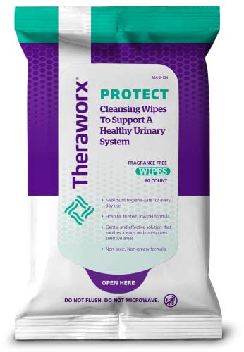 Theraworx Protect Cleansing Wipes - 60 Count (1 pack)