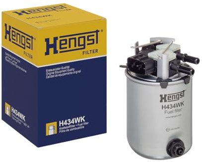 HENGST - Kraftstofffilter H434WK - Hochwertiger Kraftstoff-Leitungsfilter für KFZ - Entfernt Staub und Schmutz aus Otto- oder Dieselmotoren - Schützt das Einspritzsystem