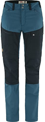 Fjallraven 89834-534-555 Abisko Midsummer Zip off Trousers W Pantaloni Sportivi Donna Indigo Blue-Dark Navy Taglia 42