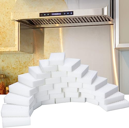 Magischer Schwamm-Radiergummi, multifunktional, Haushaltsreinigung, Küche, Geschirr, Schwamm für Möbel, extra dick und langlebig, Melamin-Reinigungsschwämme für Badezimmer, Boden, Wand, 2 Stück